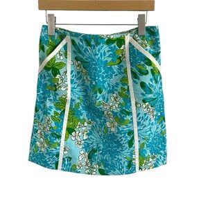 Lilly Pulitzer Originals Teal Blue Skirt, size 4